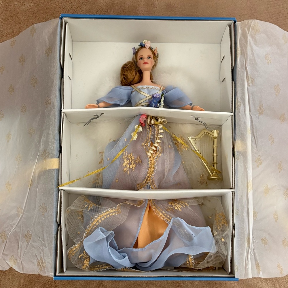 Harpist Angel Barbie Doll- Angels of Music Collection